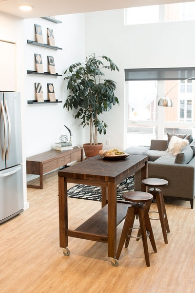 No kidding – The Joinery’s furniture is a perfect fit in the Goat Blocks Apartments