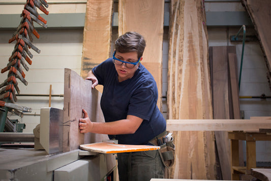 Meet Kelsey: The making  of a woodworker apprentice