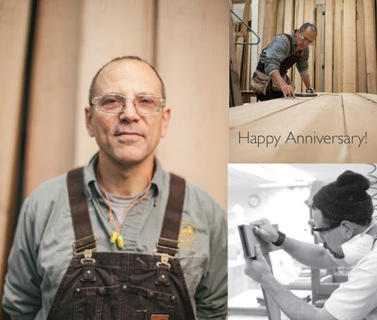 Our Shop Foreman Celebrates 20 Years of service at The Joinery