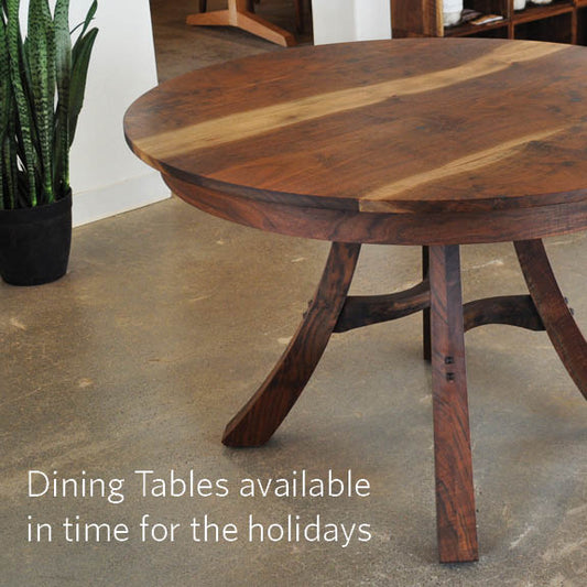 In stock dining tables for the holidays 2023