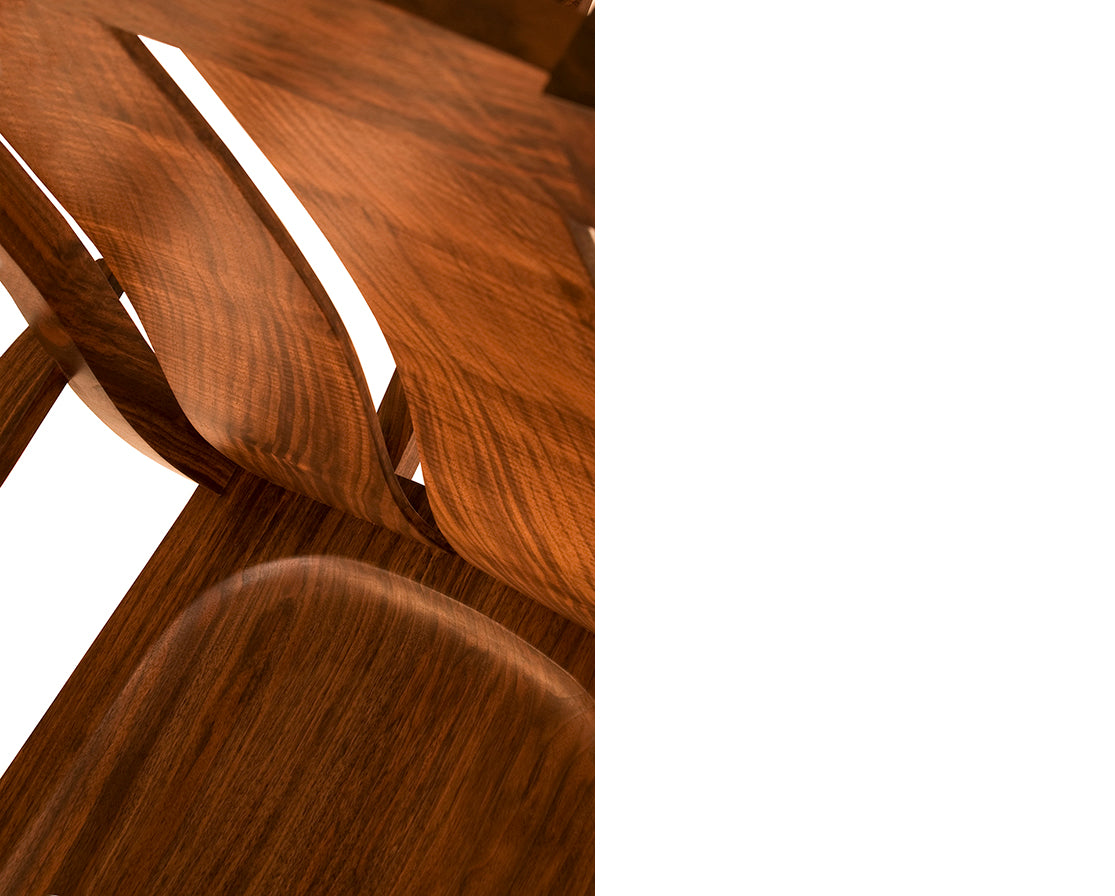 Leon's Rocker in Western Walnut, Detail