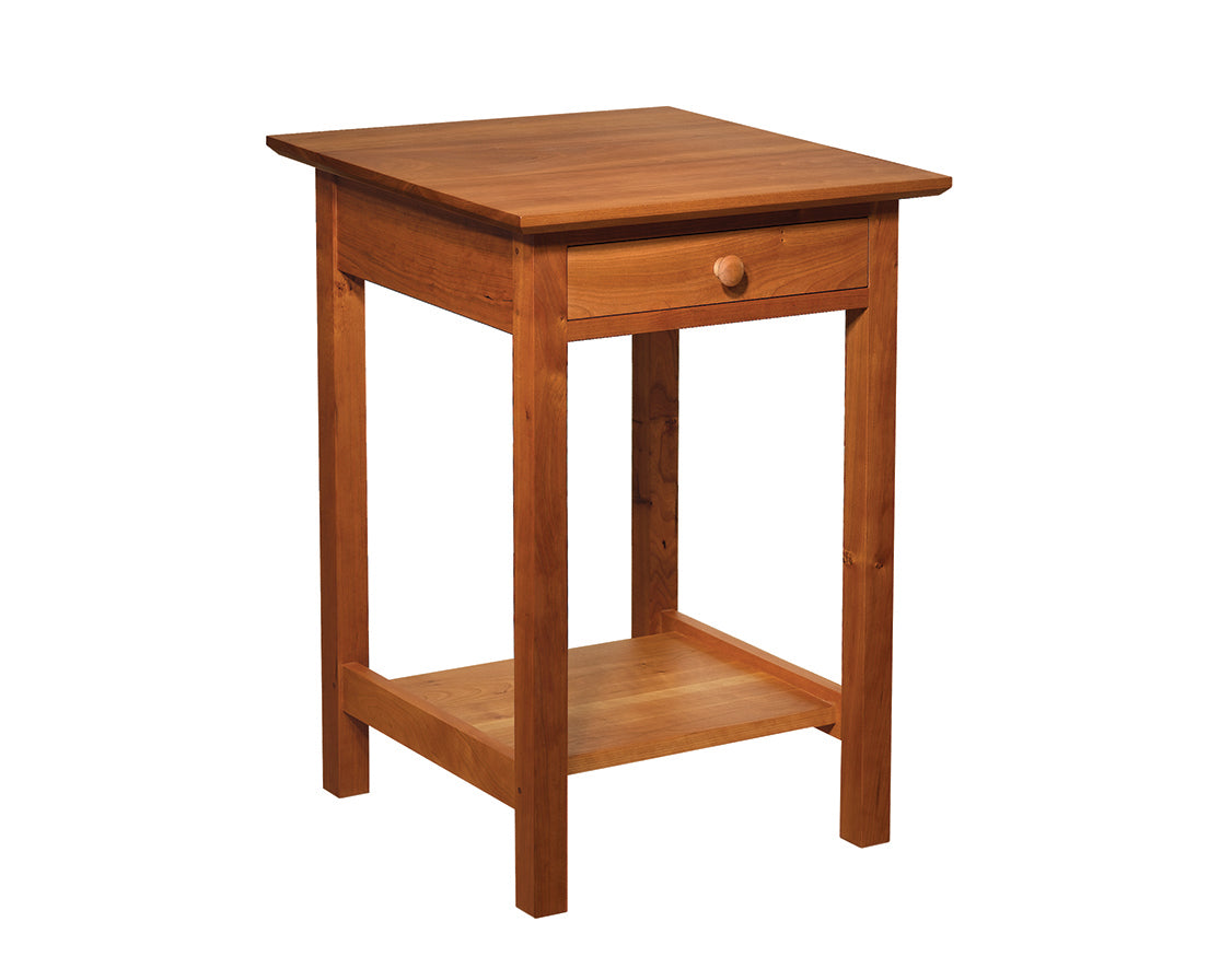 Shaker Nightstand in Cherry with Shaker Knob 