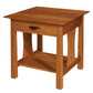 Pacific End Table in Cherry with Rosewood Yoshinaga Pull 