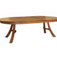 Kyoto Dining Table in Cherry, shown with Two Leaves