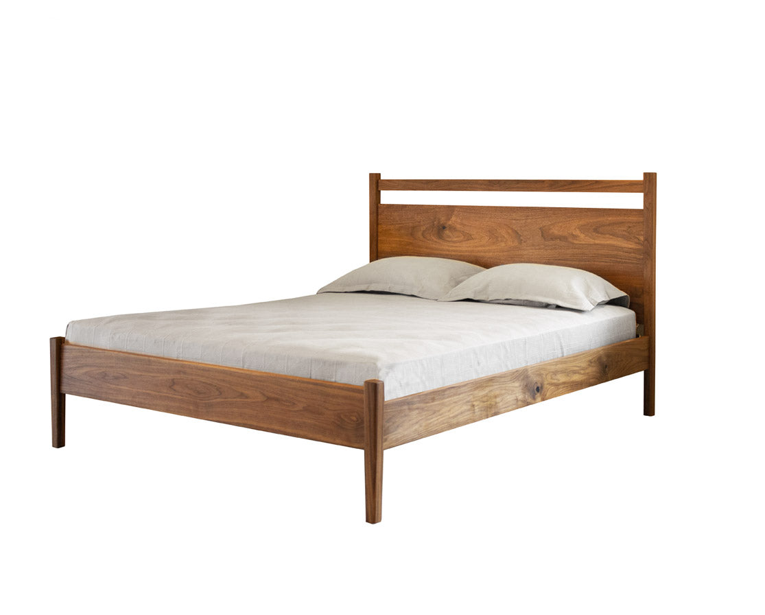 Maud bed in Eastern Walnut