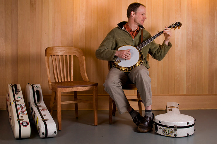 Banjo chair in Cherry