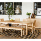 Stduio Bench, Studio Dining Table, Studio Chair, & Modern Sideboard in Maple