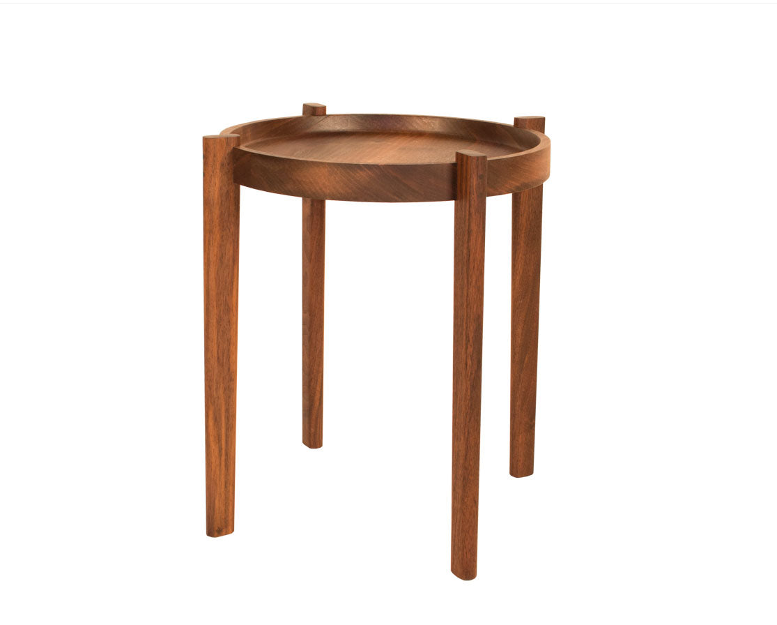 Sebastian End Table in Western Walnut