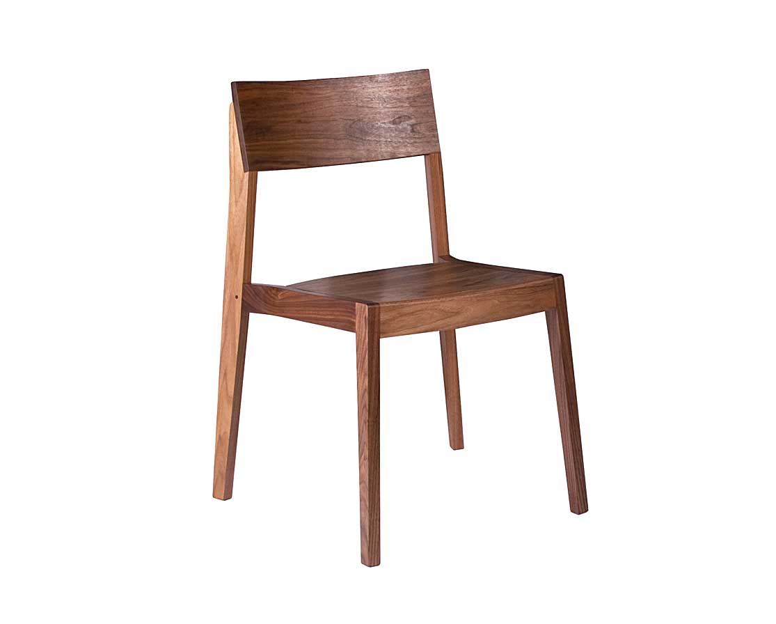 Klamath Stacking Chair in Eastern Walnut