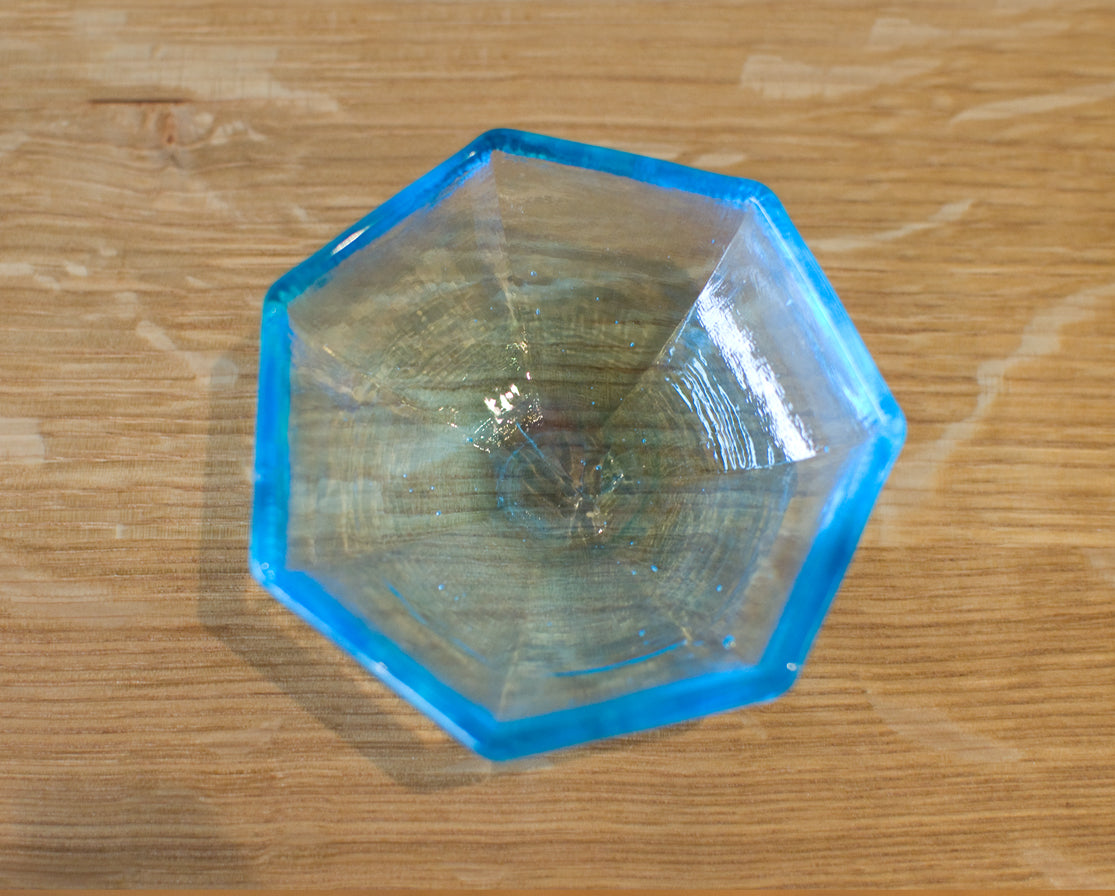 Vitreluxe Heptagon Salt Bowl Top View