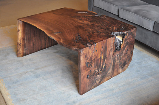 Miter Wrap Coffee Table in Western Walnut