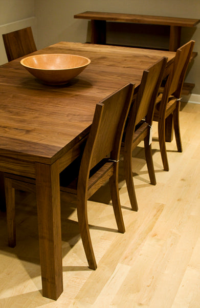 Studio Dining Table in Eastern Walnut