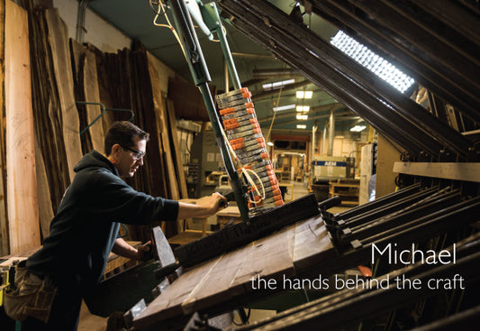 Builder Feature: Michael takes his act from the theatre to the woodshop