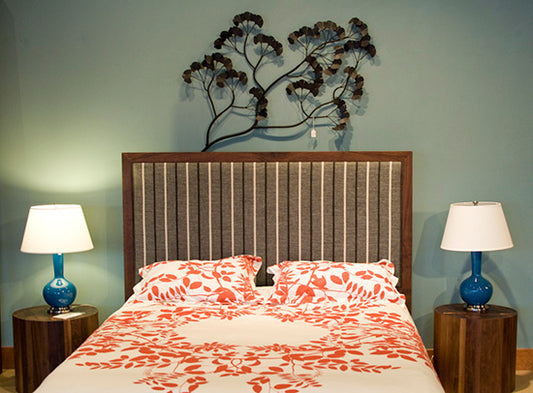 Upholstered Panel Bed