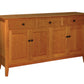 Dunning Sideboard in Cherry with 1" Round Knobs and Thru Joints