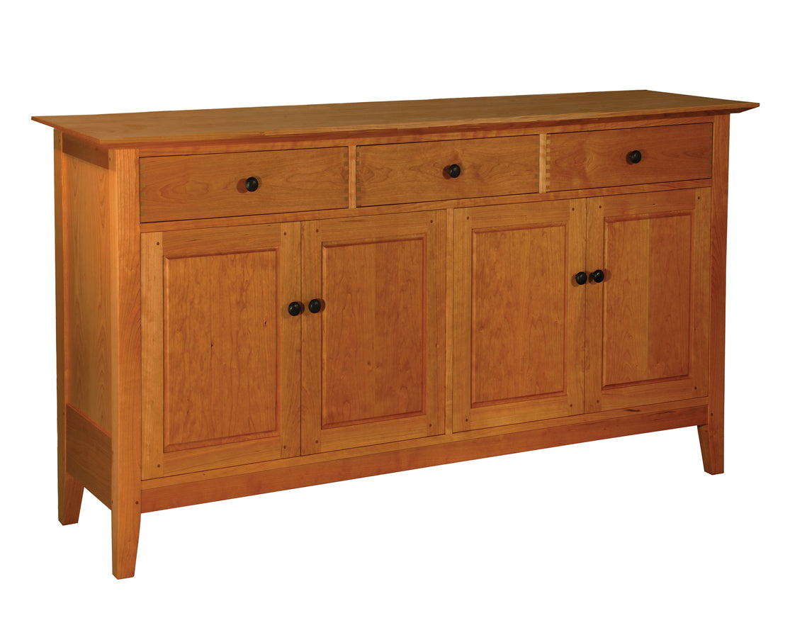 Dunning Sideboard in Cherry with 1" Round Knobs and Thru Joints