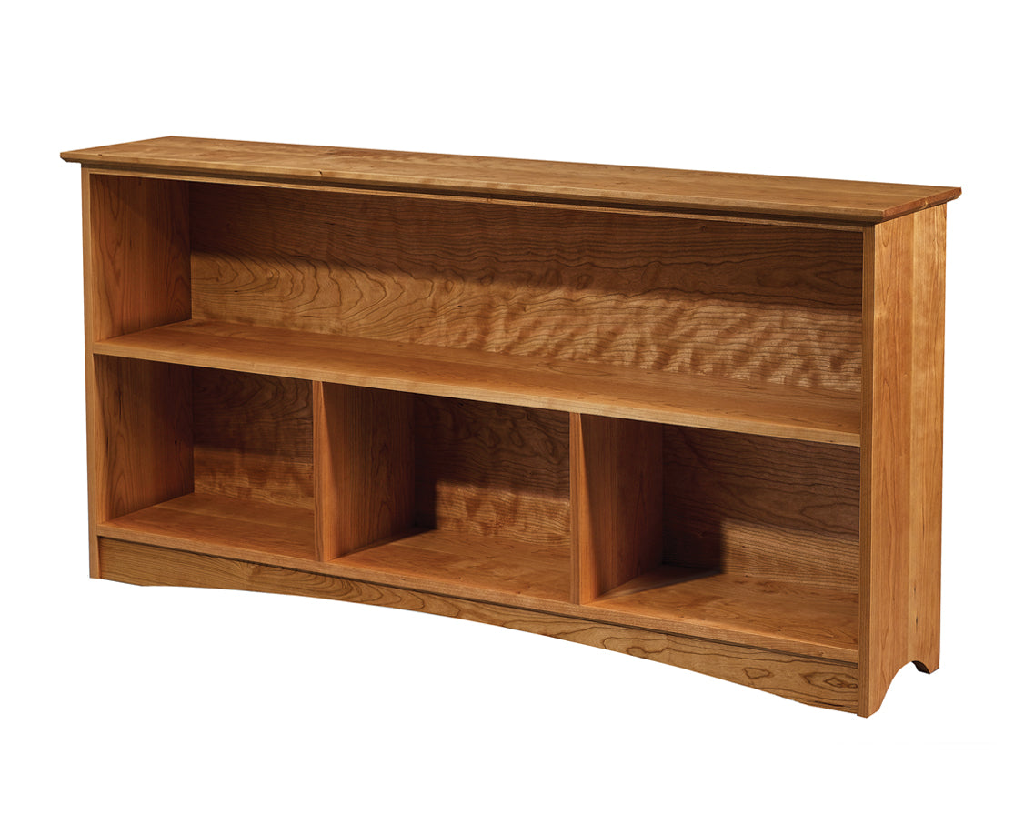 60 x 30 Bookcase in Cherry with Joinery Kick & Shaker Top