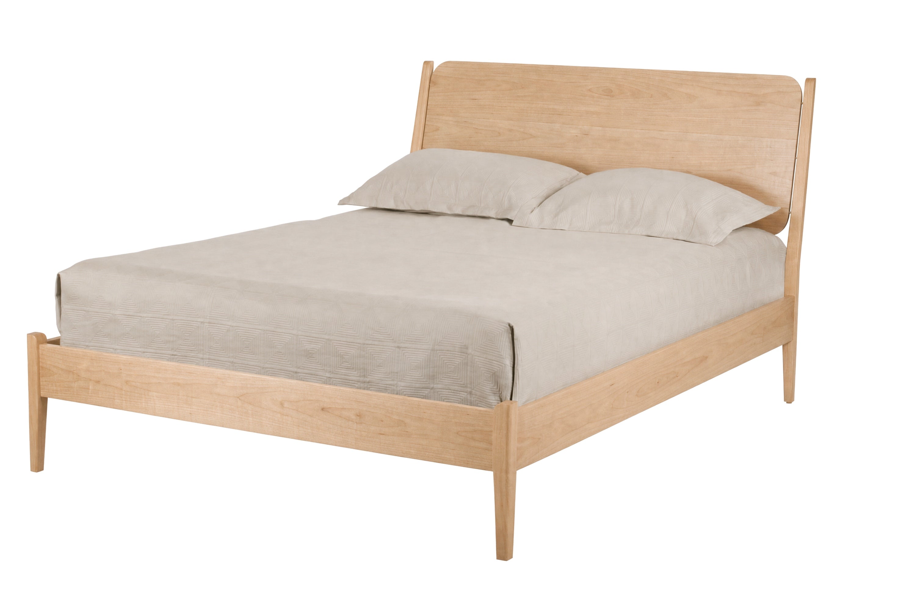 k12m　　Woodrings × TheArth 床上手さん　ハニカム柄 Mid Century Handcrafted Wooden Bed Frame | Whitman Bed – The Joinery