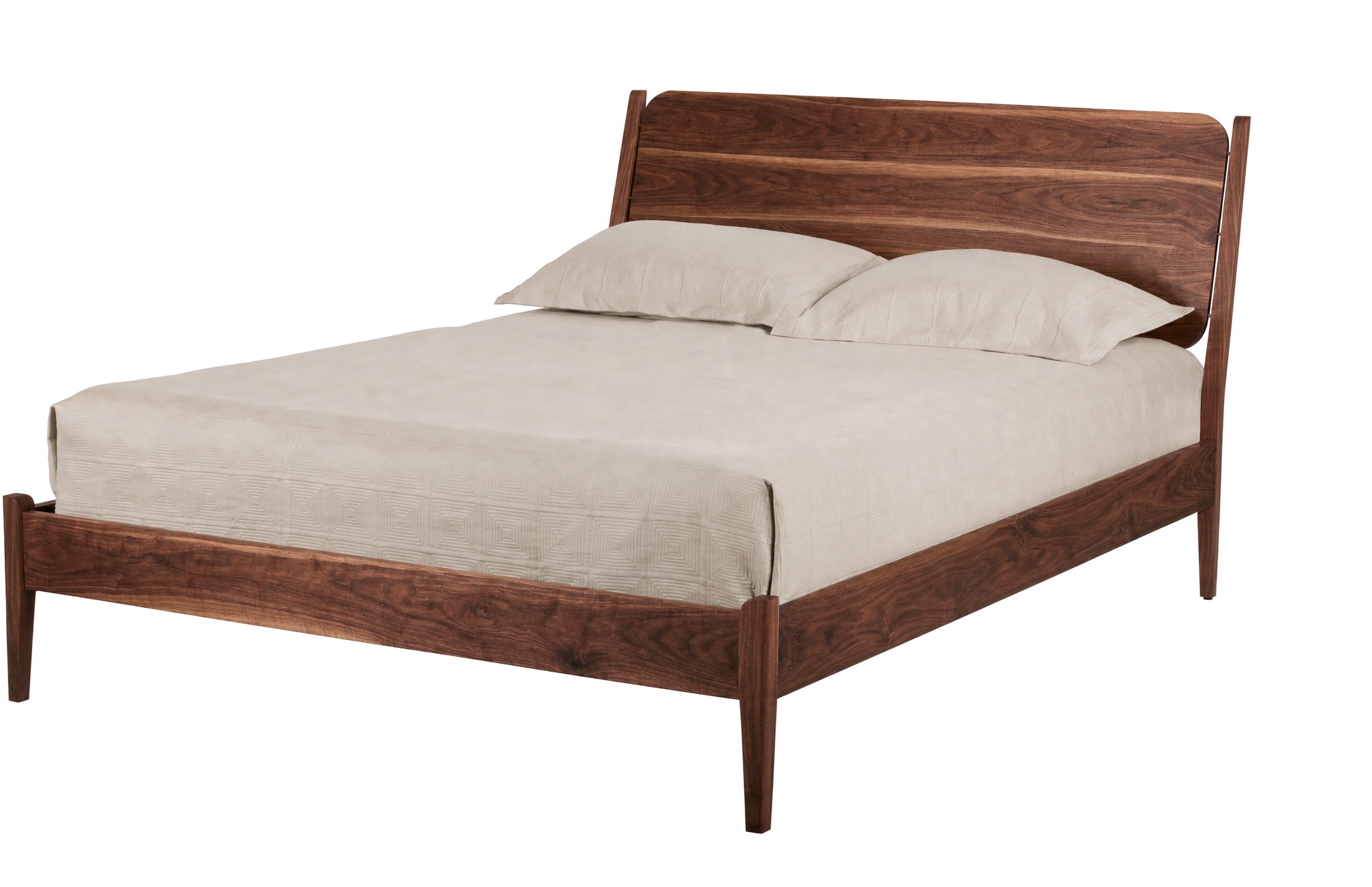 Mid Century Handcrafted Wooden Bed Frame | Whitman Bed – The Joinery