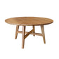 Klamath Round Handcrafted Coffee Table in Oregon White Oak