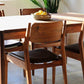 Sebastian Dining Table detail with Whitman Dining Chairs