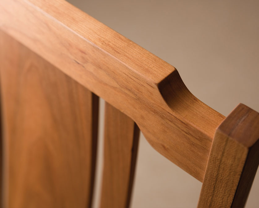 Kelly Dining Chair Detail in Cherry