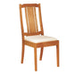 Kelly Side Chair in Cherry with COM Fabric