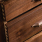 Drawer front detail of Pacific Dresser in Western Walnut