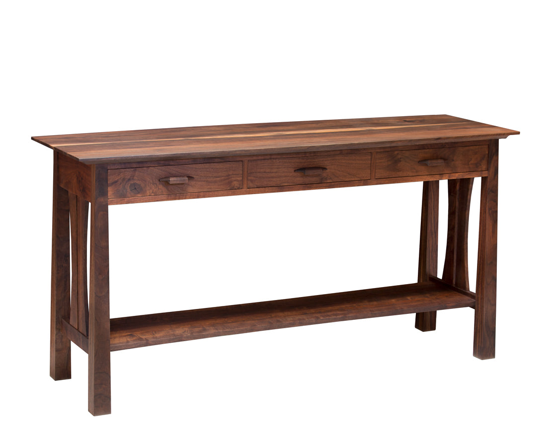 Pacific Entry Table with Yoshinaga Pulls in Western Walnut