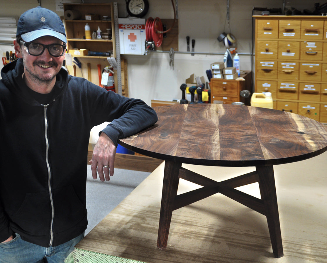 Levi, our shop manager, wanted to build this piece to help raise money for Kelly and his family. 