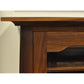 Pacific Entertainment Center Top Detail in Western Walnut