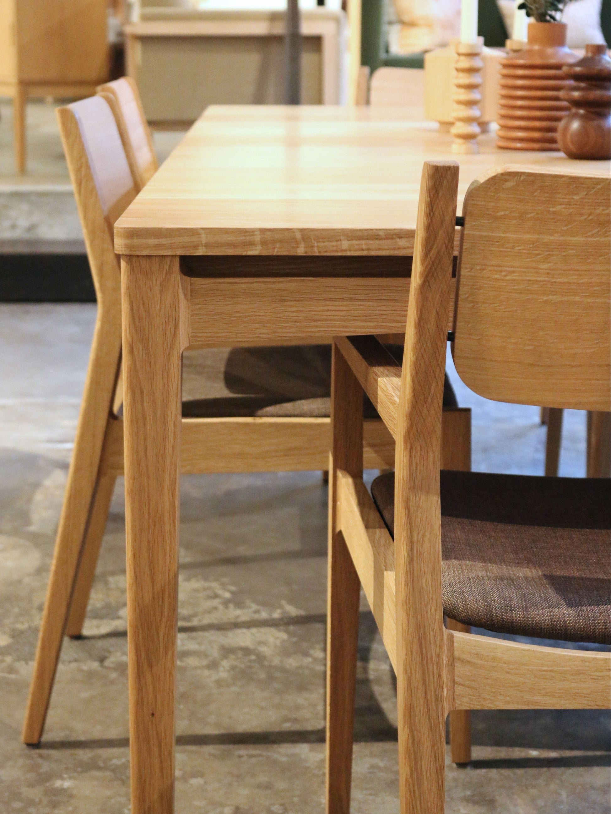 Whitman Extension Dining Table in Oregon Oak by The Joinery