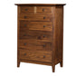 Dunning 7-Drawer in Eastern Walnut with 1 1/4" Dunning knobs and Thru Joints