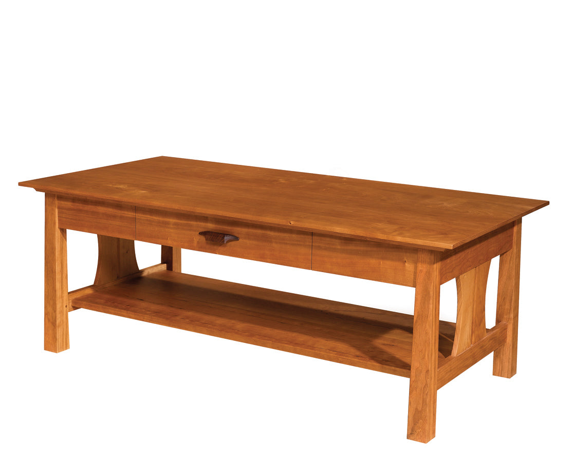 Pacific Coffee Table in Cherry with Rosewood Yoshinaga Pull