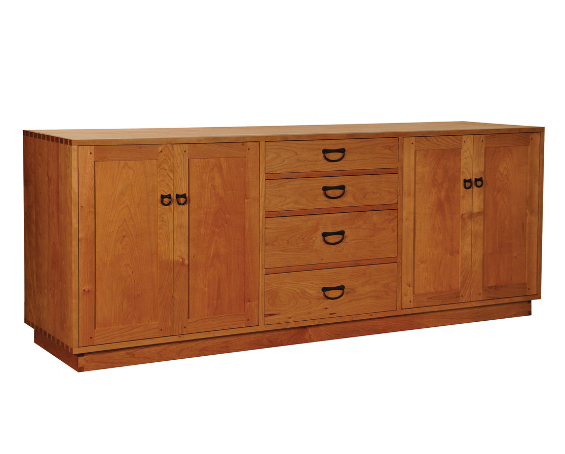 Tansu Sideboard in Cherry with Tansu Pulls 