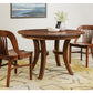 Jost Dining Table in Western Walnut with Banjo Chairs